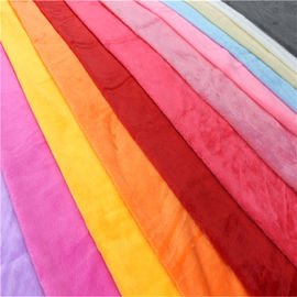 knitting fleece fabric polyester super soft short pile plush Knitting Fabric