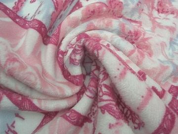 Comfortable Smooth Polyester Plush Fabric For Blankets Oem Service