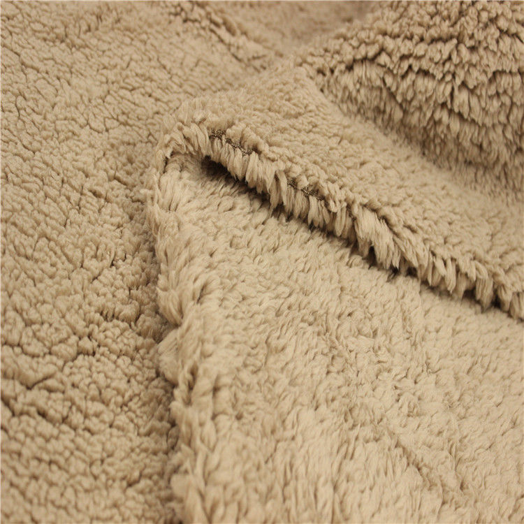 sherpa fleece jacket sherpa pullover fleece knit polyester fleece fabric