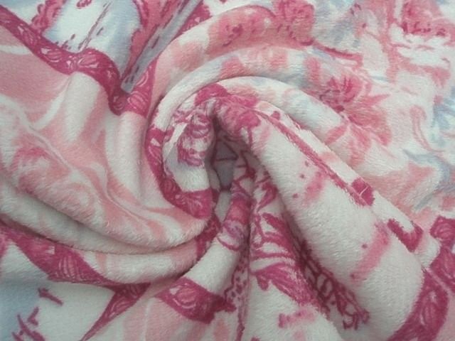 Comfortable Smooth Polyester Plush Fabric For Blankets Oem Service
